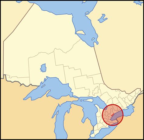 Ficheiromap Of Ontario Toronto Highlightedsvg Wikipédia A