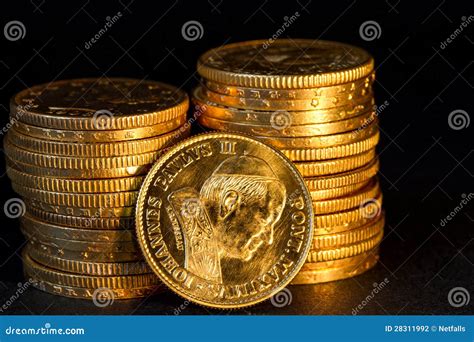 Vatican Gold Coins Stock Photo Image Of Opportunity 28311992
