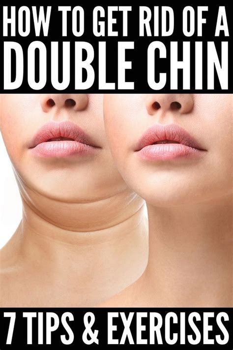 get rid of the double chin quickly with the most popular home remedies and exercises chin