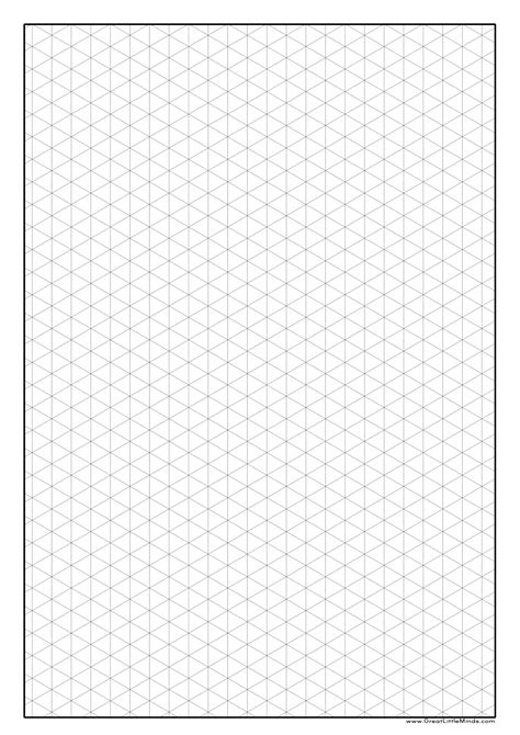 Printable Isometric Graph Paper Pdf Printable Graph Paper