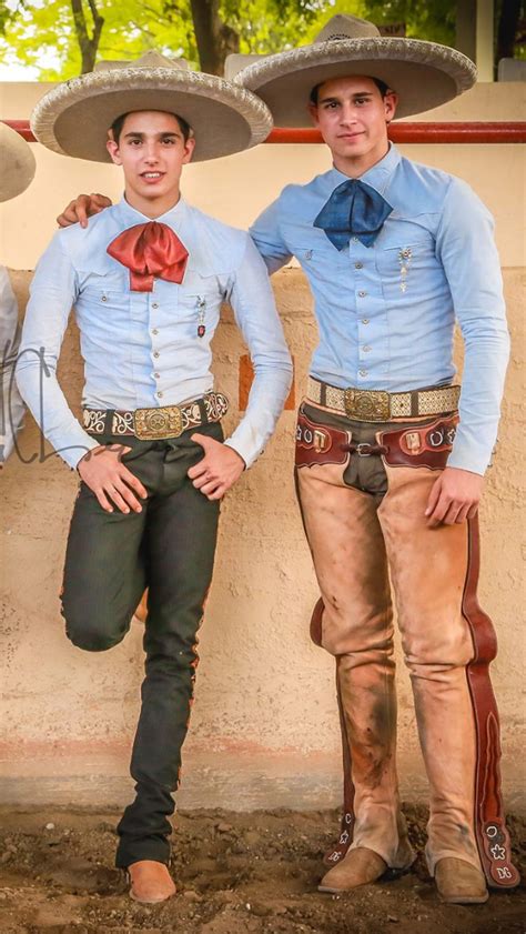 Charros Los Hermanos Leal Mexican Fashion Mexican Outfit Mexican Dresses Mexican Style
