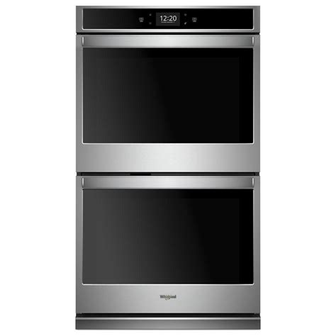 Whirlpool 86 Cu Ft Smart Double Wall Oven With True Convection