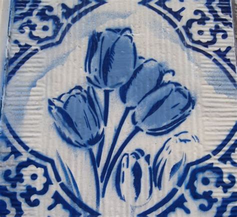 Delft Tulips Blue Ink Tattoos Blue Tattoo Mini Tattoos Flower