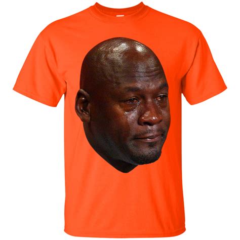 Crying Jordan T-Shirt | Crying meme, Crying meme face, Crying face