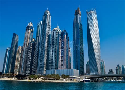 Dubai Marina Modern Architecture Imagen De Archivo Editorial Imagen