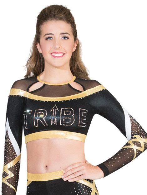 Twisted Cheer Crop Top From Gk Cheer Cheer Uniform Cheerleading