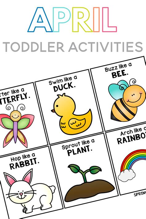 April Toddler Activities