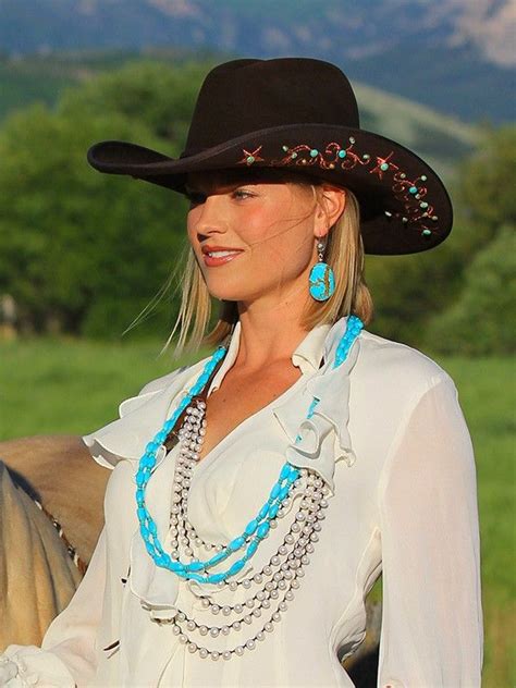 brit west embroidered felt hat cowgirl outfits rodeo outfits western wear