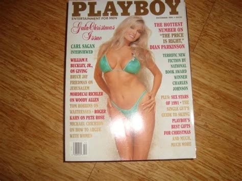 Playboy Magazine December Pete Rose Dian Parkinson Carl Sagan
