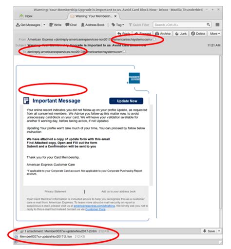 O E Mail Fake American Express Phishing Captura Credenciais Balanced Body
