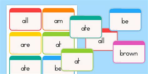 Dolch Word Flash Cards Reading Primers For Children