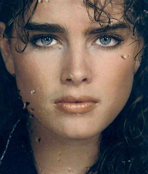Brooke Shields Is Virtually The Mother Of Intriguing Eyes In Models Her Look Has Always Had
