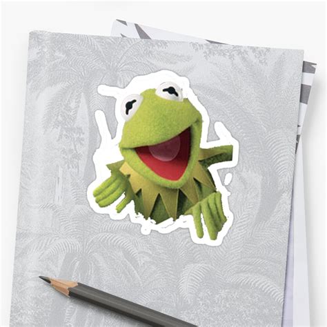 Kermit The Frog Sticker By Rachick123 Redbubble