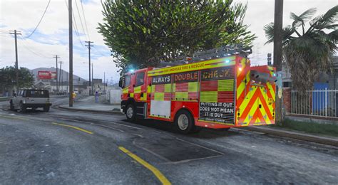 Scania P280 San Andreas Fire And Rescue Appliance Gta5