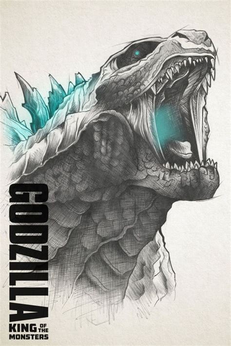 Create Artwork For Godzilla King Of The Monsters Godzilla Tattoo