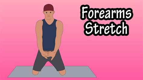 Inner Forearm Stretch How To Do The Palms Out Kneeling Forearm
