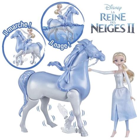 Poup E Elsa Cm Et Son Cheval Nokk Interactif Cm La Reine Des