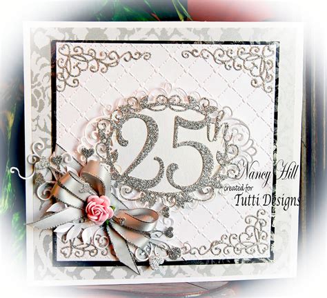 Tutti Designs 25th Anniversary Card