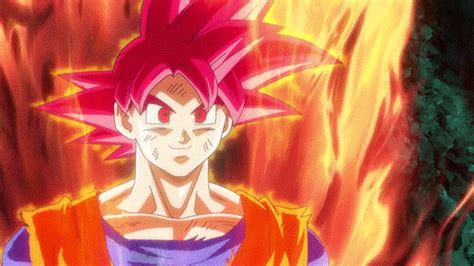 Animated Goku Super Saiyan God  Malayfit