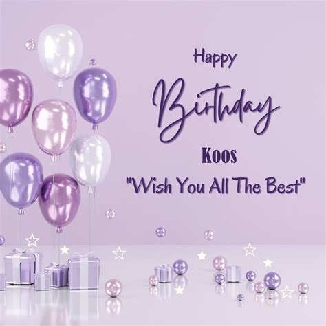 100 Hd Happy Birthday Koos Cake Images And Shayari