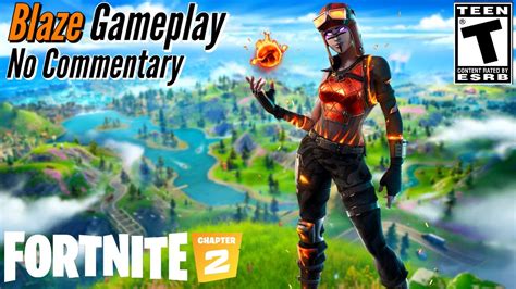 Blaze Gameplay Fortnite No Commentary Youtube