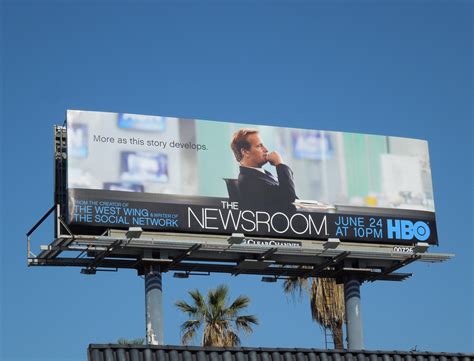 Daily Billboard The Newsroom Series Premiere Tv Billboards