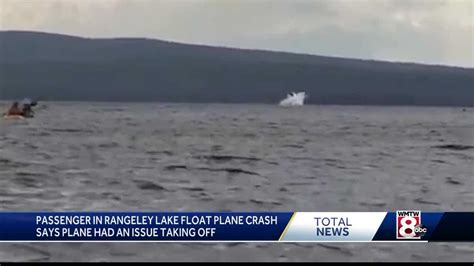 Passenger Speaks After Plane Crashes Into Western Maine Lake