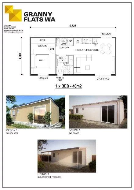 1 Bedroom Granny Flat Floor Plans Home Interior Design