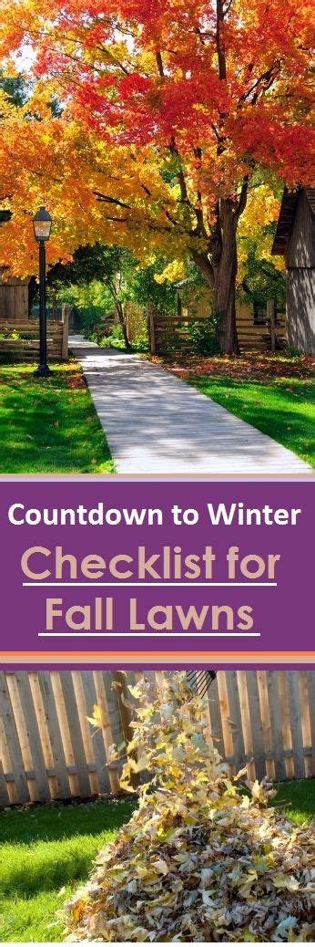 A Checklist For Fall Lawns With Lawn Care High On The List Of Things