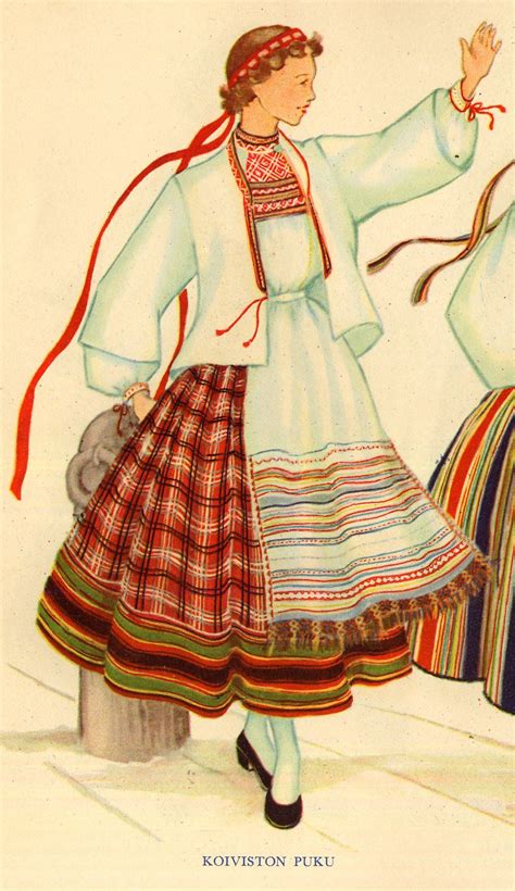 Folkcostumeandembroidery Rekko Costumes Of The Karelian Isthmus And