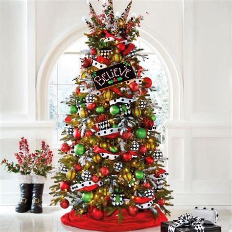Glad Tidings 20 Pc Ornament Kit Grandin Road Red Christmas Tree