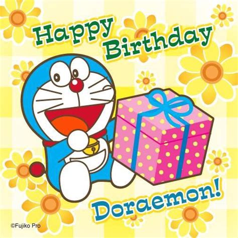 14 Gambar Kartun Doraemon Happy Birthday