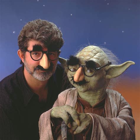 George Lucas And Yoda 1989 Roldschoolcool