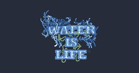 Water Is Life Water Sticker Teepublic Au