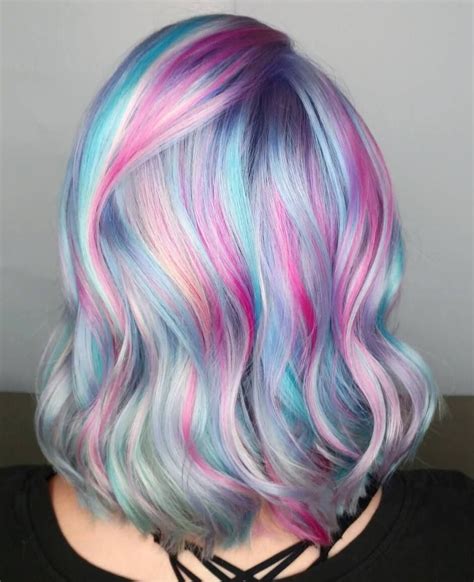 32 Cute Dyed Haircuts To Try Right Now Hair Styles Hair Color Pastel