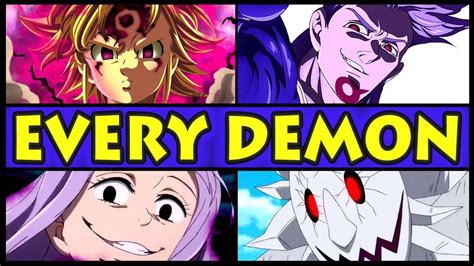 Every Demon RANKED from Weakest to Strongest! (Seven Deadly Sins