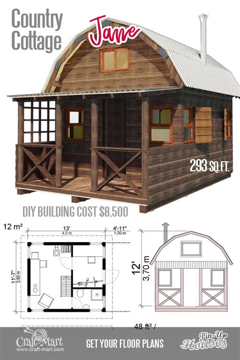 Cute Small Cabin Plans A Frame Tiny House Plans Cottages