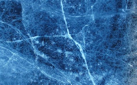 Download Wallpapers Blue Ice Texture 4k Ice Cracks Macro Blue Ice