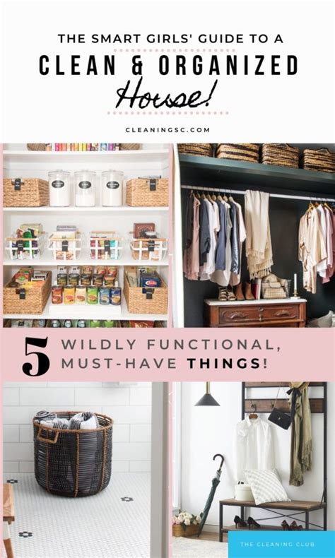5 Must Haves To Keep Your House Clean And Organized All The Time 🙌