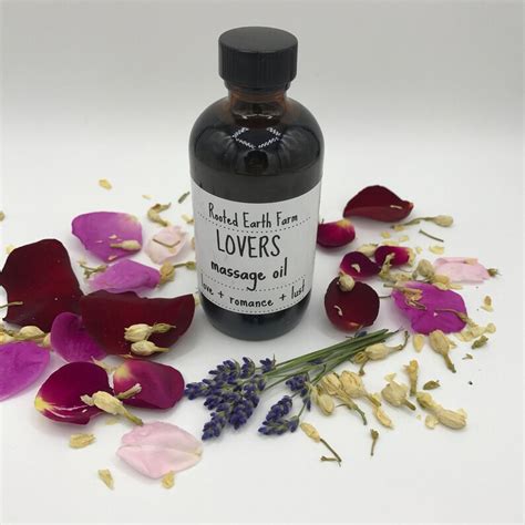 Sensual Massage Oil Lovers Oil Valentines Day T Etsy