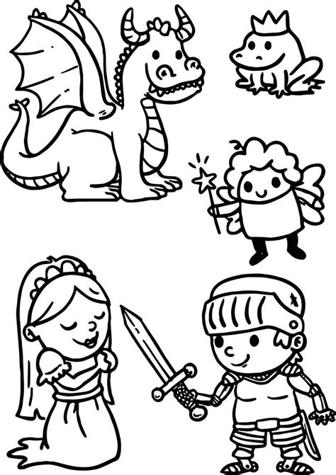 33 Free Printable Fairy Tale Coloring Pages Franklin Pudding