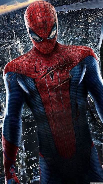 Spider Spiderman Wallpapers Iphone Amazing Mobile Marvel