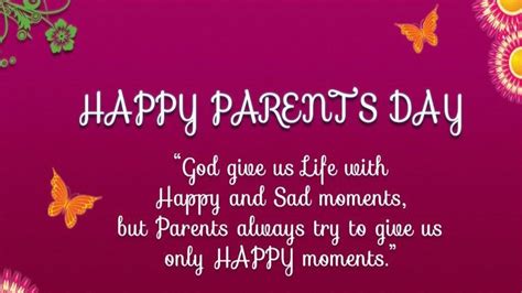 Happy Parents Day Wishes And Quotes Images Wishes Quotes Images Global