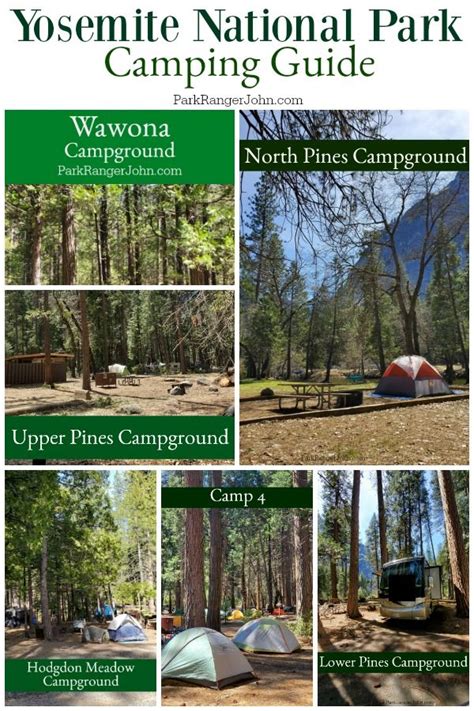 Yosemite National Park Camping Guide Yosemite National Park Camping