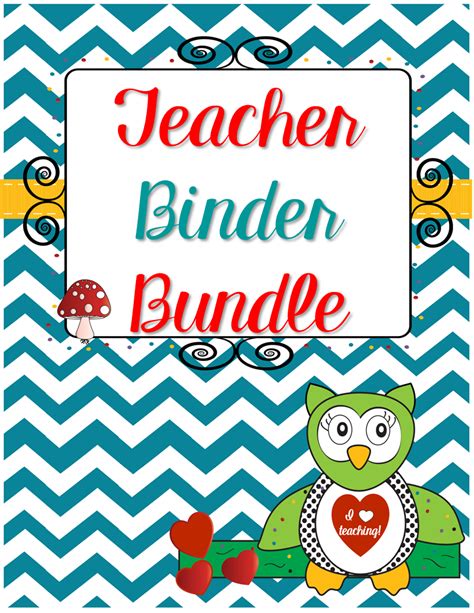 Free Printable Teacher Binder Covers