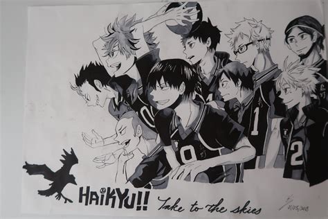 Anime Things To Draw Haikyuu Haikyuu Sketch Explore Tumblr Posts And