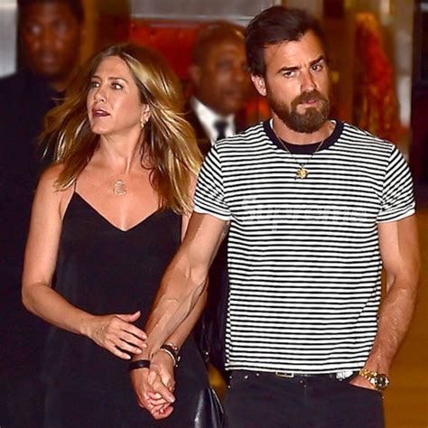 Jennifer Aniston And Justin Theroux Keep It Cool And Casual For Date Night