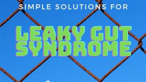 Common Causes And Simple Solutions For Leaky Gut Syndrome