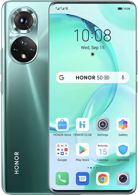 Smartphone Honor 50 6gb128gb 657 5g Green Emerald