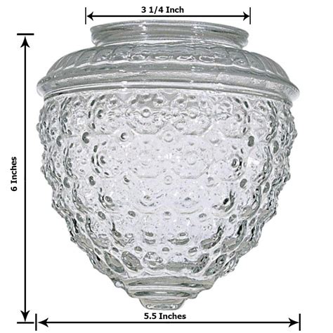 Lighting Fixture Replacement 3 1 4 Inch Fitter Opening Kor K21815 6 Inch White Glass Globe Lamp